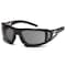 Pyramex Fyxate, Safety Glasses, Anti-Fog & Anti-Scratch, Gray Lens, Black Frame SB10220STMFP - alternate 1